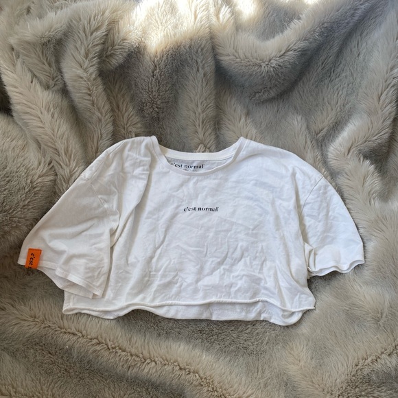C’est Normal Crop Top - Picture 2 of 2